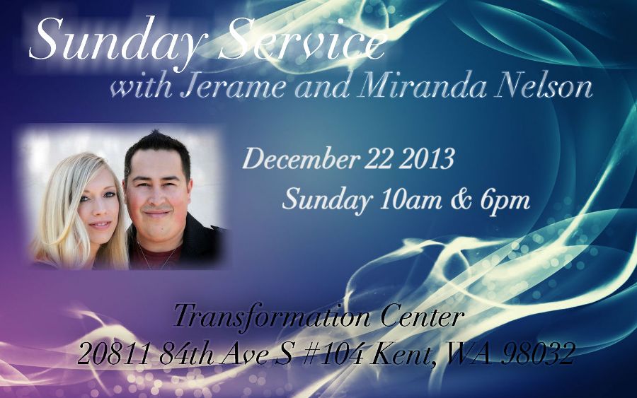 Конференция "Sunday Service" с участием Джереми и Миранды Нельсон (Декабрь 22, 2013)
