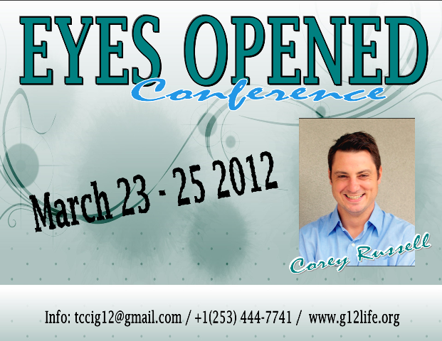 Конференция "EYES OPENED" Кори Рассел March 2012
